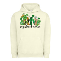 Pigment Pistachio st. patricks day registered nurse rn Urban Hoodie - BarkalooDesign