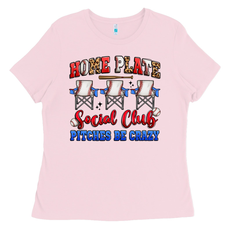 Home Plate Social Club Pitches Be Crazy Ladies Tee by Artiststas | Teevron