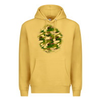 Antique Gold camouflage patch Premium Hoodie - BundleAndBundleShop