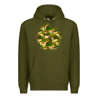 Army Green camouflage patch Premium Hoodie - BundleAndBundleShop