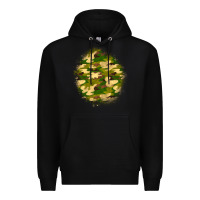 Black camouflage patch Premium Hoodie - BundleAndBundleShop
