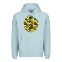 Blue Mist camouflage patch Premium Hoodie - BundleAndBundleShop