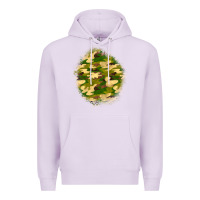 Lilac camouflage patch Premium Hoodie - BundleAndBundleShop