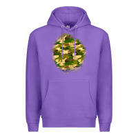 Purple camouflage patch Premium Hoodie - BundleAndBundleShop