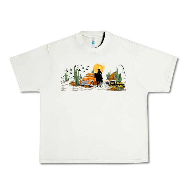 Western I Got A Heart Like A Truck Urban Heavy Tee by TumblerDesignByShophia | Teevron