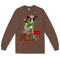 Chestnut mooey christmas holstein cow Long Sleeve Tee - CowGirlArtShop