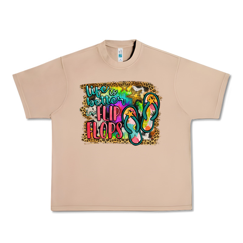 Life Is Better In Flip Flops Urban Heavy Tee by JahusDesignShop | Teevron