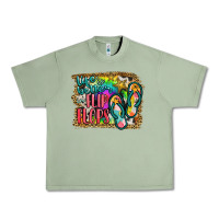 Oil Green life is better in flip flops Urban Heavy Tee - JahusDesignShop