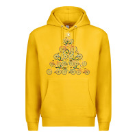Lemon bicycle christmas tree funny biker bicyclist xmas for family long slee Premium Hoodie - lanVoArt