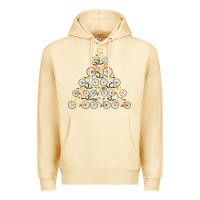 Pina Colada bicycle christmas tree funny biker bicyclist xmas for family long slee Premium Hoodie - lanVoArt