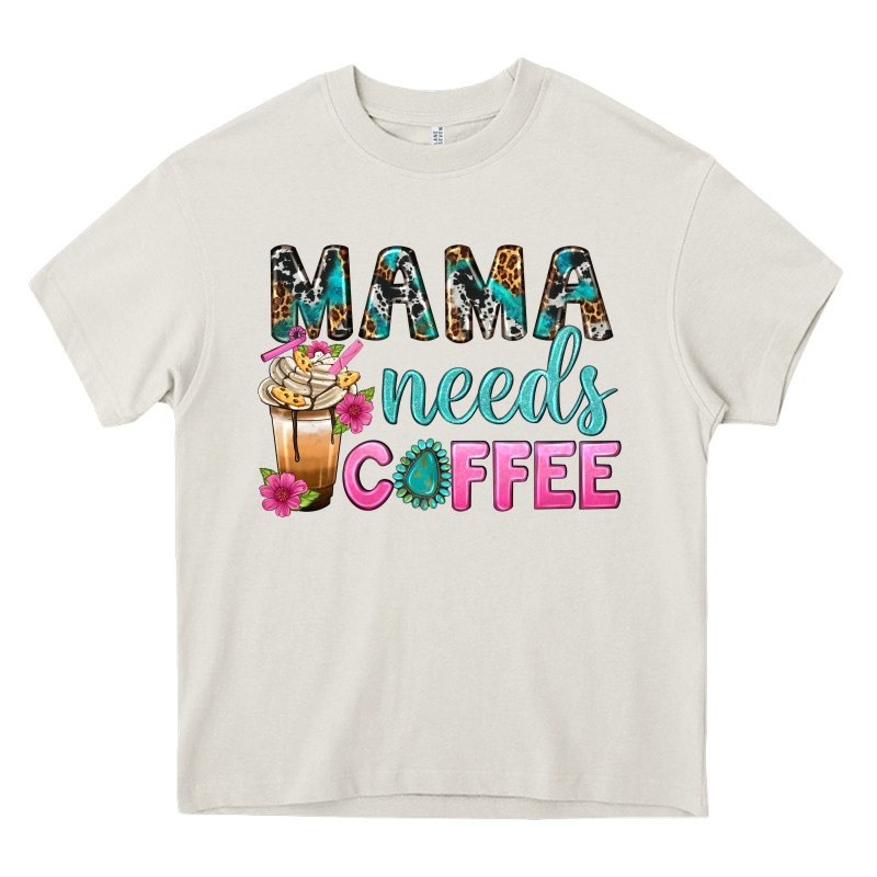 Mama Needs Coffee Bbs Heavy Core Tee by BundleAndBundleShop | Teevron