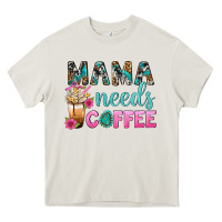 Cream Mama Needs Coffee Bbs Heavy Core Tee - BundleAndBundleShop