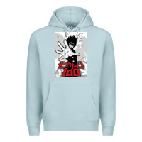 Blue Mist mob psyco 100   % Premium Hoodie - lanVoArt