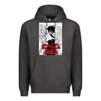 Charcoal Heather mob psyco 100   % Premium Hoodie - lanVoArt