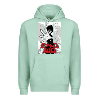 Seafoam mob psyco 100   % Premium Hoodie - lanVoArt