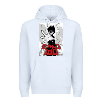 White mob psyco 100   % Premium Hoodie - lanVoArt