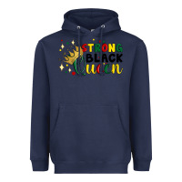 Navy strong black queen Heavyweight Hoodie - Artiststas