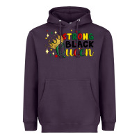 Plum strong black queen Heavyweight Hoodie - Artiststas