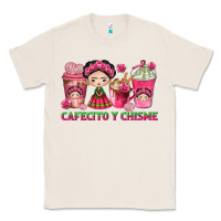 Natural cafecito y chisme with coffee cups Classic Tee - texasbilliewilder