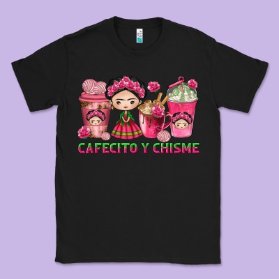 Cafecito Y Chisme With Coffee Cups Classic Tee Designed By Texasbilliewilder