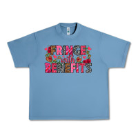 Pebble Blue Fringe with benefits Valentine's Day Urban Heavy Tee - HowdyJamesFarm
