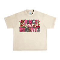 Sandshell Fringe with benefits Valentine's Day Urban Heavy Tee - HowdyJamesFarm