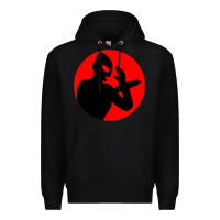 Black ultraman Premium Hoodie - lanVoArt