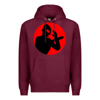 Burgundy ultraman Premium Hoodie - lanVoArt