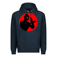 Navy ultraman Premium Hoodie - lanVoArt