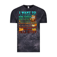 Cloud Black I want to Fall stuff Vintage Tee - NancyCooperArtShop