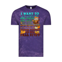 Cloud Purple I want to Fall stuff Vintage Tee - NancyCooperArtShop