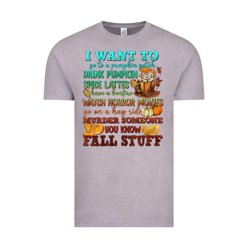 I Want To Fall Stuff Vintage Tee by NancyCooperArtShop | Teevron