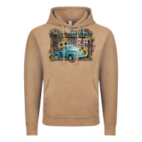 Vintage Coffee Small town USA truck 4th of july Vintage Hoodie - HowdyJamesFarm