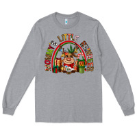 Heather Grey mommys little reindeer christmas Long Sleeve Tee - CowGirlArtShop