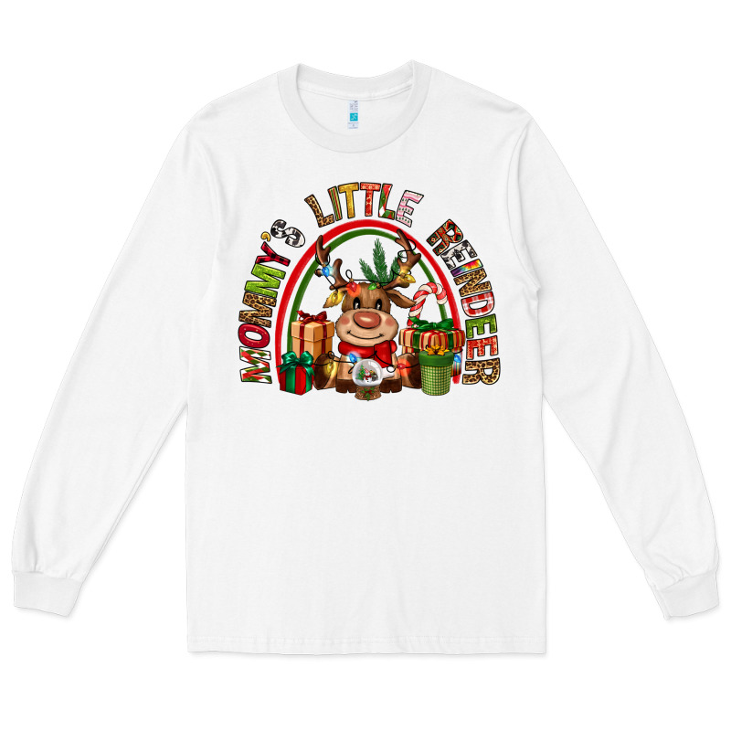 Mommys Little Reindeer Christmas Long Sleeve Tee by CowGirlArtShop | Teevron