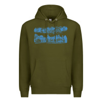 Army Green collinwood mansion from dark shadows Premium Hoodie - lanVoArt