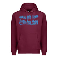 Burgundy collinwood mansion from dark shadows Premium Hoodie - lanVoArt