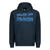Navy collinwood mansion from dark shadows Premium Hoodie - lanVoArt
