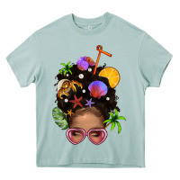 Arona Beach Hair Afro Messy Bun Bbs Heavy Core Tee - BundleAndBundleShop