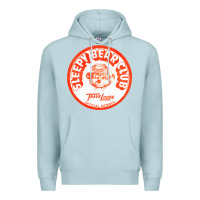 Blue Mist sleepy bear club   70s thrift store aesthetic Premium Hoodie - lanVoArt