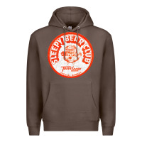 Coffee sleepy bear club   70s thrift store aesthetic Premium Hoodie - lanVoArt