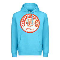 Ocean Blue sleepy bear club   70s thrift store aesthetic Premium Hoodie - lanVoArt