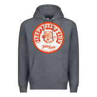 Rock sleepy bear club   70s thrift store aesthetic Premium Hoodie - lanVoArt