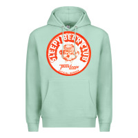 Seafoam sleepy bear club   70s thrift store aesthetic Premium Hoodie - lanVoArt