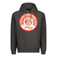 Smoke sleepy bear club   70s thrift store aesthetic Premium Hoodie - lanVoArt