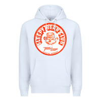 White sleepy bear club   70s thrift store aesthetic Premium Hoodie - lanVoArt