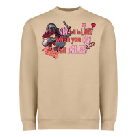 Mushroom sloth why fall in love when you can fall asleep Heavyweight Sweatshirt - FaDigitalArtStudio