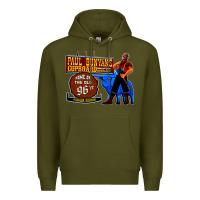 Army Green paul bunyan's cupboard from the great outdoors Premium Hoodie - lanVoArt
