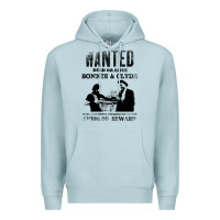 Wanted Bonnie And Clyde, Distressed Premium Hoodie | Teevron