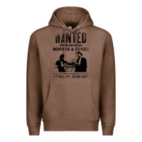 Chestnut wanted bonnie and clyde, distressed Premium Hoodie - lanVoArt
